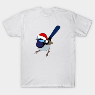 Superb Fairy Wren Christmas T-Shirt